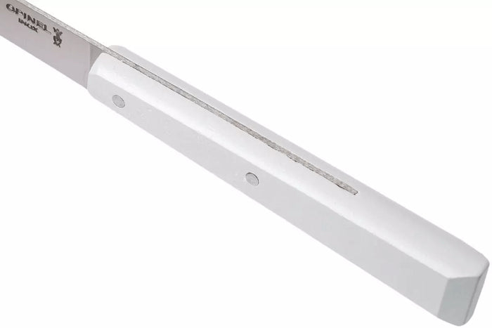 Couteau de table Opinel Bon Appétit Bois n°125 lame 11cm en inox manche en charme blanc