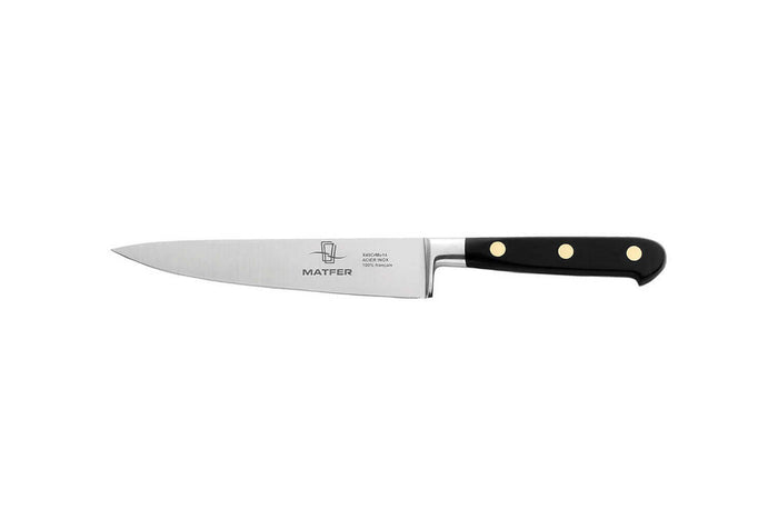 Couteau de tour/chef forgé Matfer manche en ABS 3 rivets 15cm