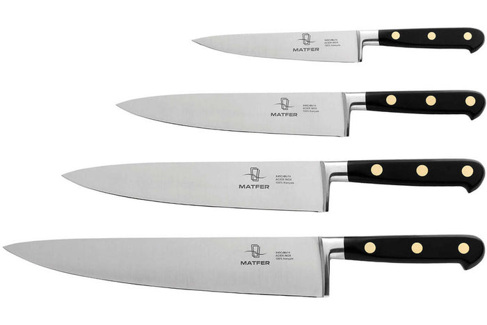 Couteau de tour/chef forgé Matfer manche en ABS 3 rivets 20cm