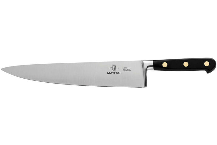 Couteau de tour/chef forgé Matfer manche en ABS 3 rivets 30cm