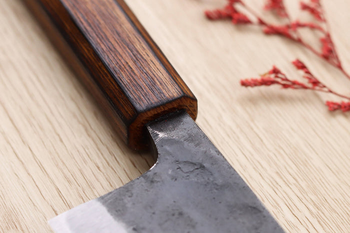 Couteau deba 13,5cm japonais artisanal Hidetsune BS2