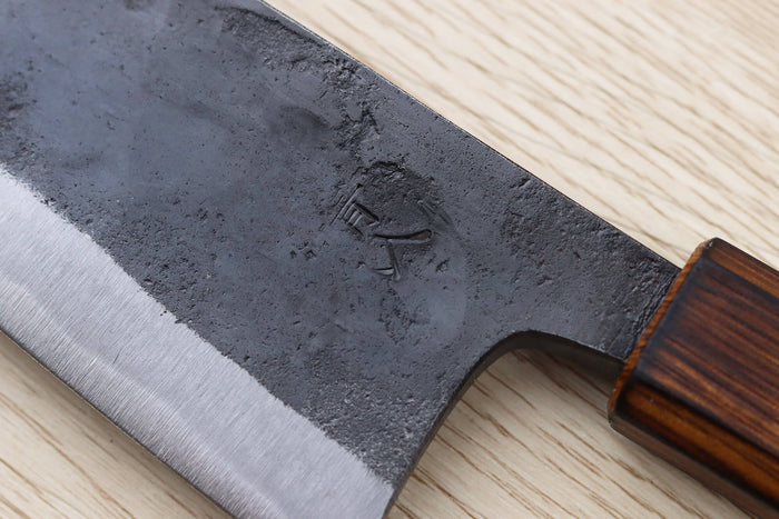 Couteau deba 13,5cm japonais artisanal Hidetsune BS2