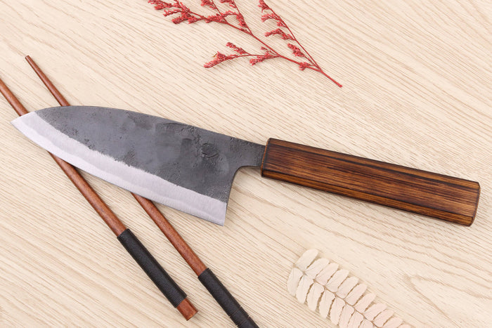 Couteau deba 13,5cm japonais artisanal Hidetsune BS2