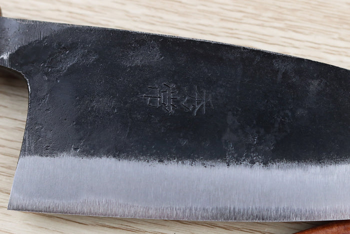 Couteau deba 13,5cm japonais artisanal Hidetsune BS2