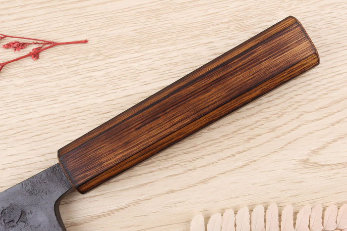 Couteau deba 13,5cm japonais artisanal Hidetsune BS2