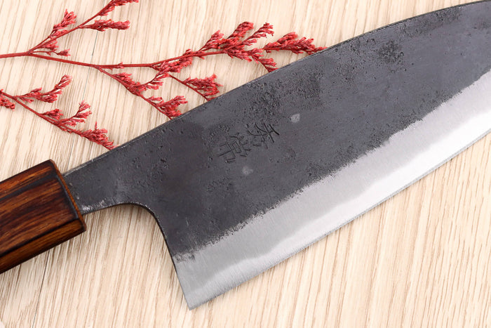Couteau deba 15cm japonais artisanal Hidetsune BS2