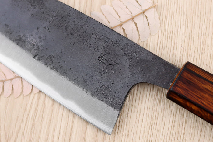 Couteau deba 15cm japonais artisanal Hidetsune BS2