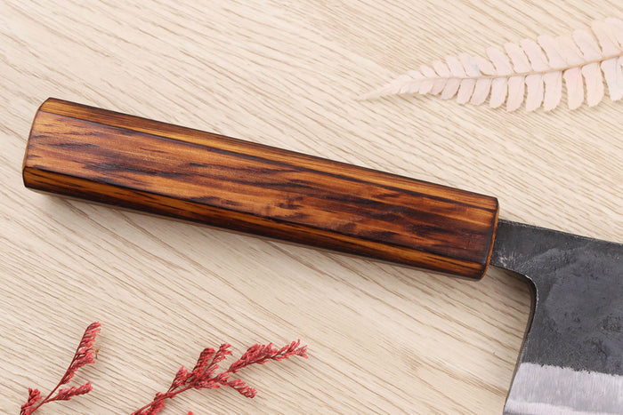 Couteau deba 18cm japonais artisanal Hidetsune BS2