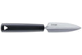Couteau denteleur Triangle lame inox 10cm manche en green grip