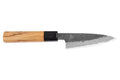 Couteau d'office 10cm japonais artisanal Hinoura Mutsumi Ajikataya Black Nashiji