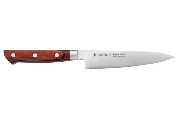 Couteau d'office 13,5cm japonais Satake Cutlery Brown Pakkawood