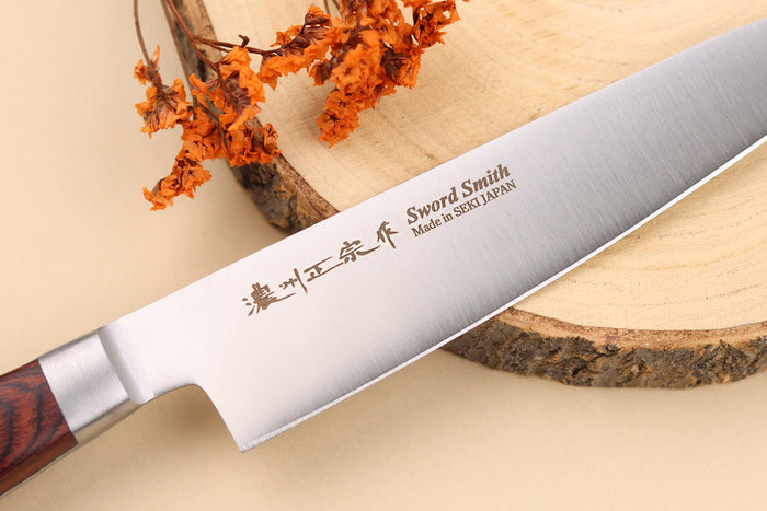 Couteau d'office 13,5cm japonais Satake Cutlery Brown Pakkawood