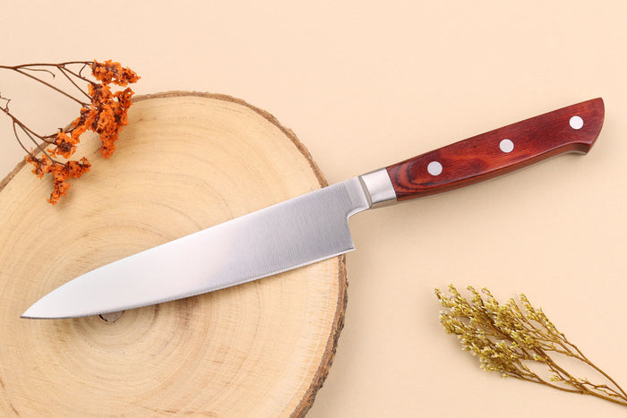 Couteau d'office 13,5cm japonais Satake Cutlery Brown Pakkawood