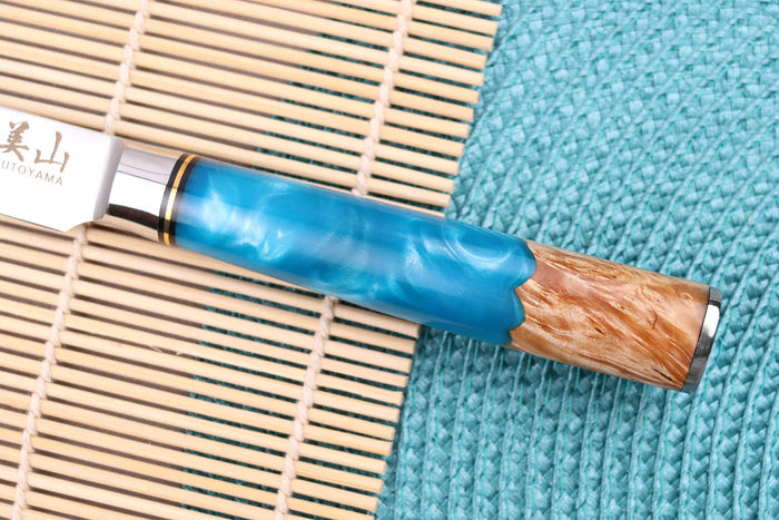 Couteau d'office 8cm Kutoyama damas Azur