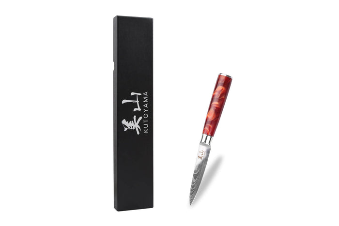 Couteau d'office 8cm Kutoyama Red Flame