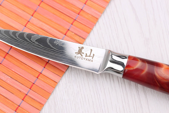 Couteau d'office 8cm Kutoyama Red Flame