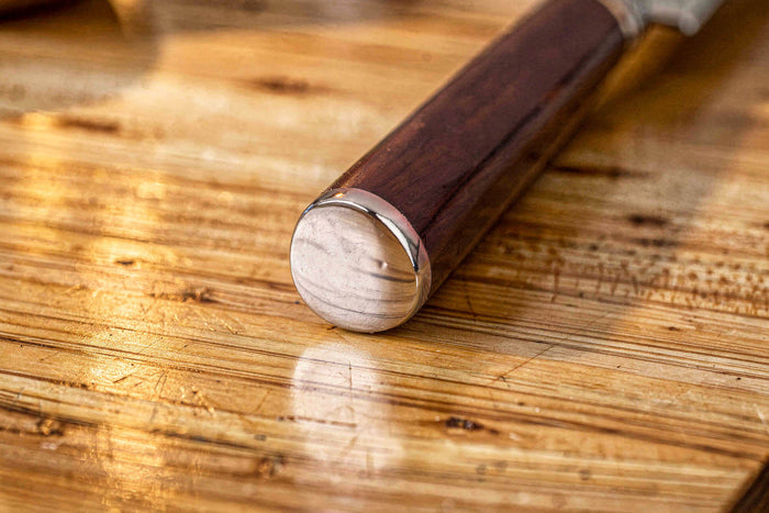 Couteau d'office 9cm Fukito Ébène Damas martelé