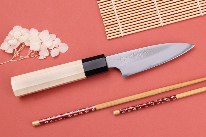 Couteau d'office 9cm japonais artisanal Naoki Mazaki WS2 poli