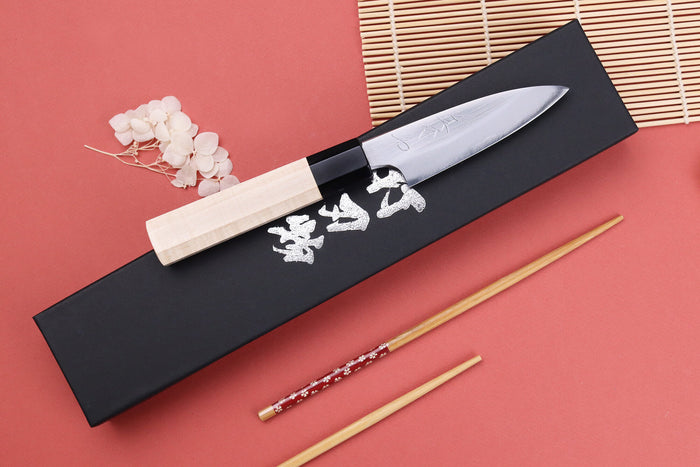 Couteau d'office 9cm japonais artisanal Naoki Mazaki WS2 poli