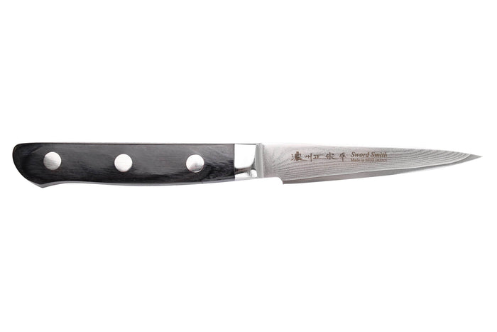 Couteau d'office 9cm japonais Satake Cutlery damas 69 couches