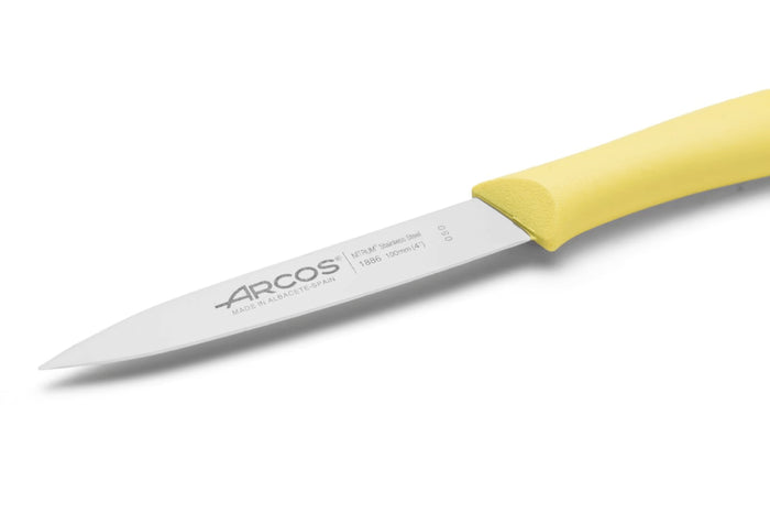Couteau d'office Arcos Nova 10cm manche jaune citron