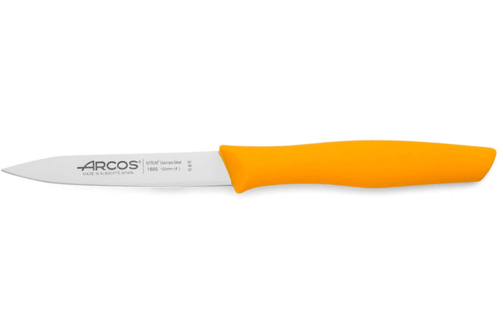 Couteau d'office Arcos Nova 10cm manche moutarde