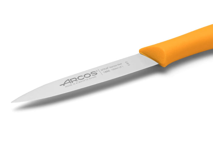 Couteau d'office Arcos Nova 10cm manche moutarde