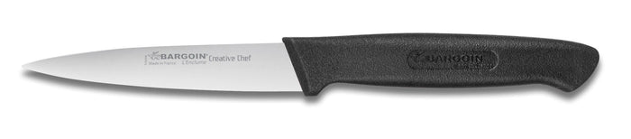 Couteau d'office Bargoin Creative Chef 10cm manche surmoulé noir