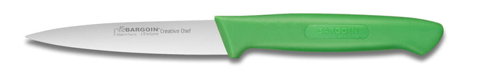 Couteau d'office Bargoin Creative Chef 10cm manche surmoulé vert