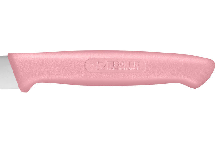 Couteau d'office Fischer Creative Chef 10cm manche surmoulé rose