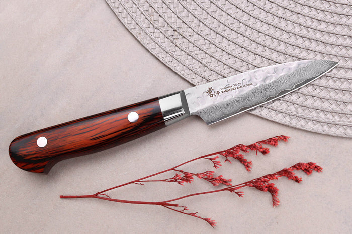 Couteau d'office japonais 8cm Sakai Takayuki Damascus Western 33 couches