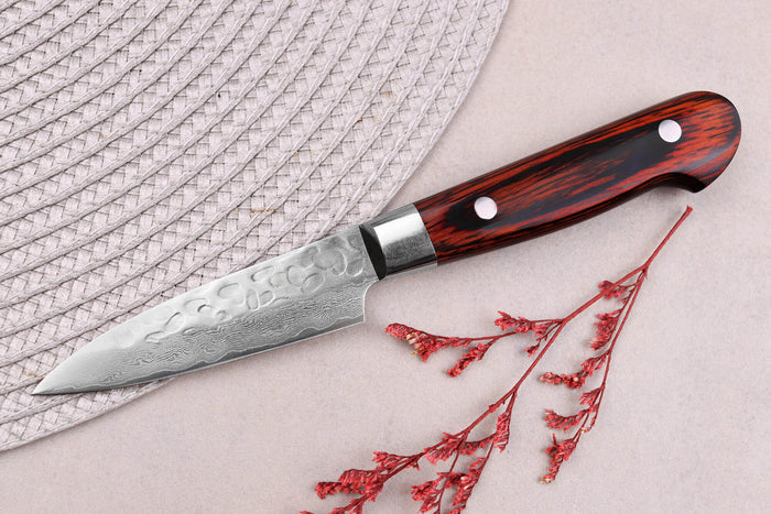 Couteau d'office japonais 8cm Sakai Takayuki Damascus Western 33 couches