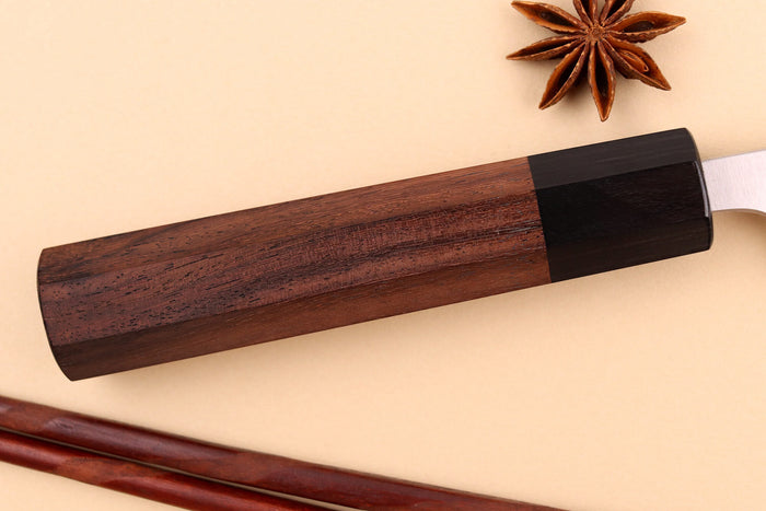 Couteau d'office japonais artisanal Shibata Koutetsu AS 8cm