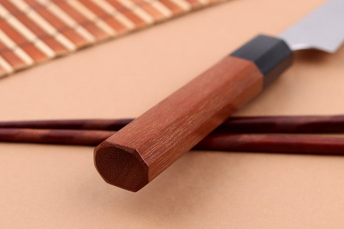 Couteau d'office kiritsuke japonais artisanal Shibata Koutetsu R2 8cm