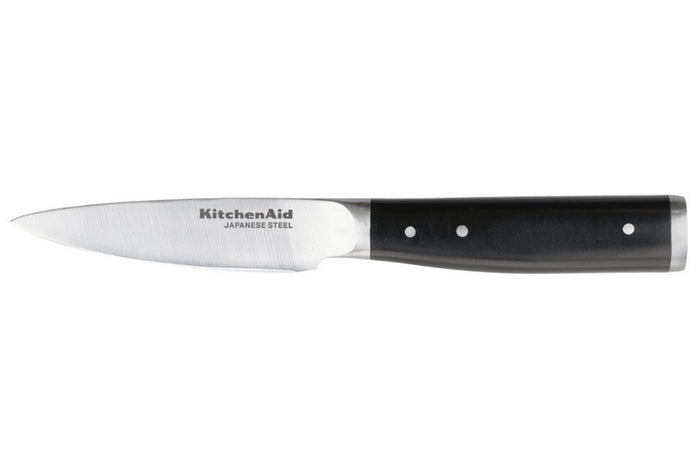 Couteau d'office Kitchen Aid Gourmet lame acier japonais 9cm + étui de protection