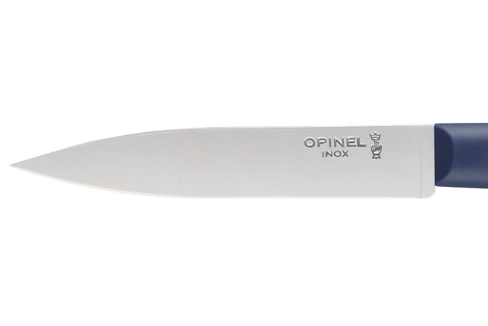 Couteau d'office Opinel Les Essentiels + n°312 lame 10cm manche en polymère bleu