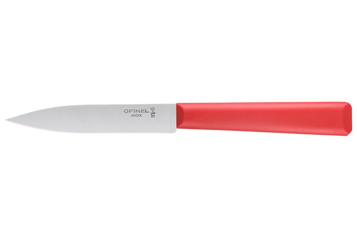 Couteau d'office Opinel Les Essentiels + n°312 lame 10cm manche en polymère rouge