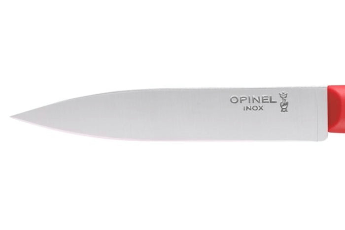 Couteau d'office Opinel Les Essentiels + n°312 lame 10cm manche en polymère rouge