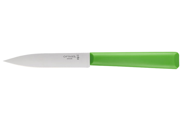 Couteau d'office Opinel Les Essentiels + n°312 lame 10cm manche en polymère vert