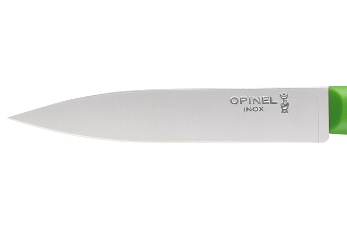 Couteau d'office Opinel Les Essentiels + n°312 lame 10cm manche en polymère vert