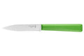 Couteau d'office Opinel Les Essentiels + n°313 lame 10cm crantée manche en polymère vert