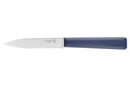 Couteau d'office Opinel Les Essentiels + n°313 lame 10cm crantée manche en polymère bleu