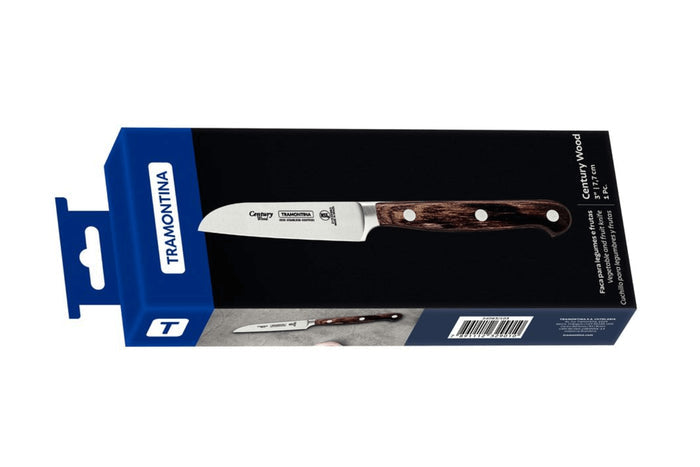 Couteau d'office Tramontina Century lame forgée 8cm manche technobois