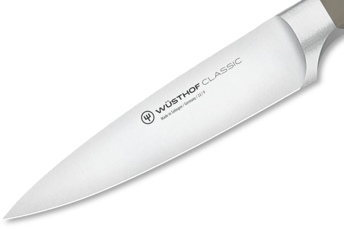 Couteau d'office Wusthof Classic Colour Velvet Oyster forgé lame 9cm