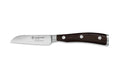 Couteau d'office Wüsthof Ikon forgé 8cm lame droite en bois de grenadille