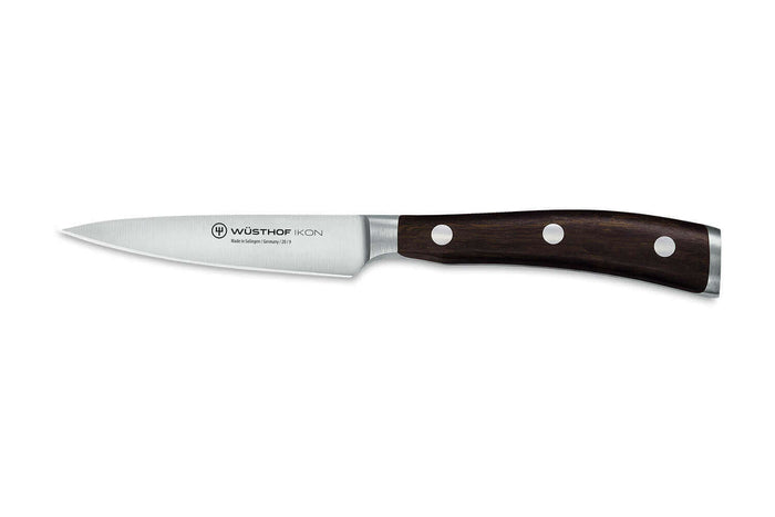 Couteau d'office Wüsthof Ikon forgé 9cm en bois de grenadille