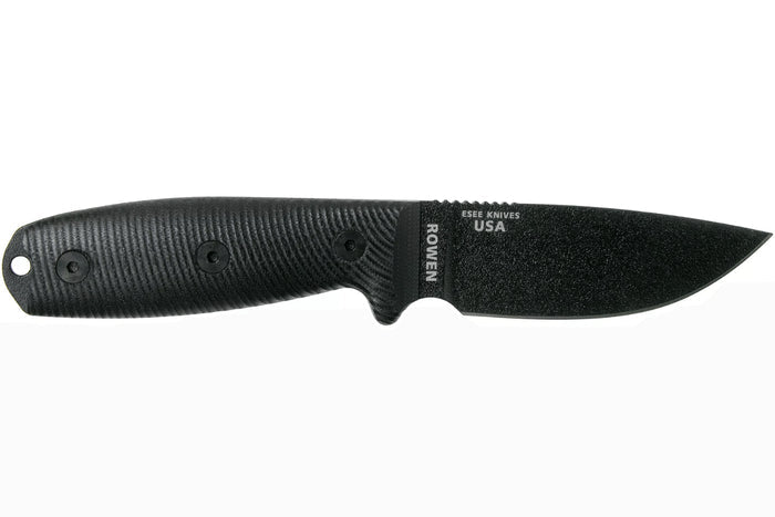 Couteau Esee 3 3PMB-001 lame acier carbone 8,8cm manche G10 noir + étui
