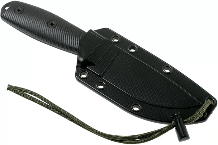 Couteau Esee 3 3PMB-001 lame acier carbone 8,8cm manche G10 noir + étui