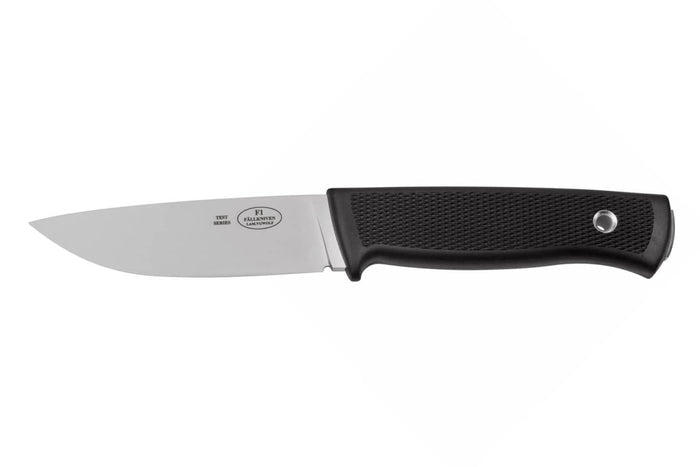 Couteau Fallkniven F1 VGWolf Swedish Air Force lame 9,7cm manche thermorun noir + étui en cuir
