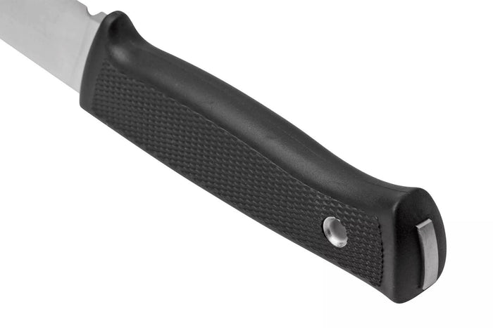 Couteau Fallkniven F1 VGWolf Swedish Air Force lame 9,7cm manche thermorun noir + étui en cuir